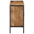 Szafka, 105x35x70 cm, lite surowe drewno mango
