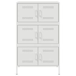 Szafka, biała, 68x39x113 cm, stal