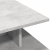 Stolik kawowy, szarość betonu, 102x55x35 cm