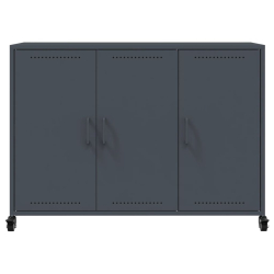 Szafka, antracytowa, 100,5x39x72 cm, stal walcowana na zimno