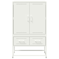 Szafka, biała, 68x39x111,5 cm, stal walcowana na zimno