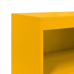 Szafka, musztardowa, 68,5x38,5x123,5 cm, stal