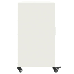 Szafka, biała, 100,5x39x72 cm, stal walcowana na zimno