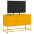 Szafka pod telewizor, musztardowa, 100,5x39x60,5 cm, stalowa