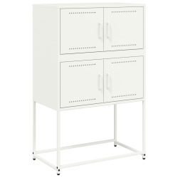 Szafka, biała, 68,5x38,5x107 cm, stal