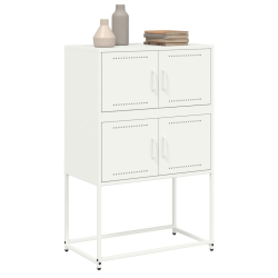 Szafka, biała, 68,5x38,5x107 cm, stal