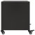 Szafki nocne, 2 szt., czarne, 36x39x43,5 cm, stal