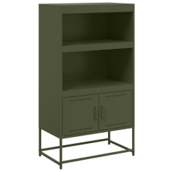 Szafka pod telewizor, antracytowa, 100,5x39x60,5 cm, stalowa