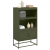 Szafka pod telewizor, antracytowa, 100,5x39x60,5 cm, stalowa