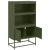 Szafka pod telewizor, antracytowa, 100,5x39x60,5 cm, stalowa