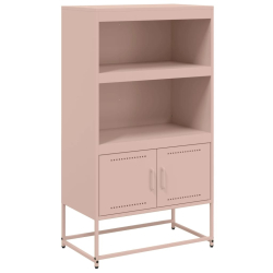 Szafka, musztardowa, 68,5x38,5x107 cm, stal