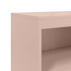 Szafka, musztardowa, 68,5x38,5x107 cm, stal