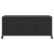 Szafka RTV, czarna, 100,5x39x43,5 cm, stal walcowana na zimno