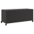 Szafka RTV, czarna, 100,5x39x43,5 cm, stal walcowana na zimno