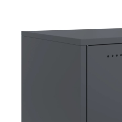 Szafka RTV, antracyt, 100,5x39x43,5 cm, stal walcowana na zimno
