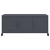 Szafka RTV, antracyt, 100,5x39x43,5 cm, stal walcowana na zimno