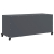 Szafka RTV, antracyt, 100,5x39x43,5 cm, stal walcowana na zimno