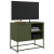 Szafka pod telewizor, musztardowa, 100,5x39x60,5 cm, stalowa