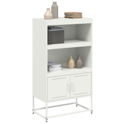 Szafka, biała, 68,5x38,5x123,5 cm, stal