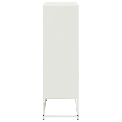 Szafka, biała, 68,5x38,5x123,5 cm, stal