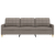 Sofa 3-osobowa, kolor taupe, 210 cm, tapicerowana tkaniną