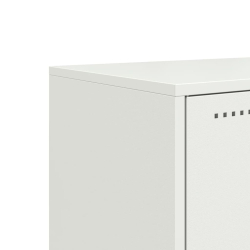 Szafka pod telewizor, biała, 68,5x39x60,5 cm, stalowa