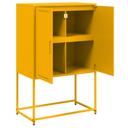 Szafka pod telewizor, antracytowa, 68x39x60,5 cm, stalowa