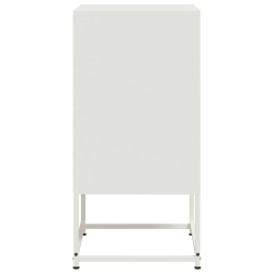 Szafka nocna, biała, 36x39x78 cm, stal