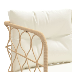 Narożna sofa ogrodowa z poduszkami, czarna, stal i textilene