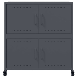 Szafka, antracytowa, 68,5x39x72 cm, stal walcowana na zimno