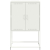 Szafka pod telewizor, biała, 68x39x60,5 cm, stalowa