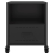 Szafki nocne, 2 szt., czarne, 36x39x43,5 cm, stal