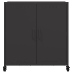 Szafka, czarna, 68,5x39x72 cm, stal walcowana na zimno
