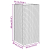 Donice ogrodowe, 2 szt., czarne, 30x30x60 cm, rattan PE