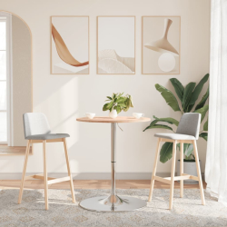 Stolik barowy, Ø60x89,5 cm, lite drewno bukowe