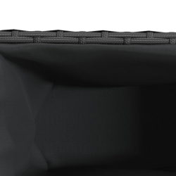 Donice ogrodowe z kółkami, 2 szt., czarne, 107x32x38 cm