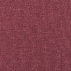 Fotel z podnóżkiem, winna czerwień, 60 cm, obity tkaniną