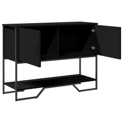 Stolik konsolowy, czarny, 100x35x74,5 cm