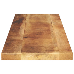 Blat do stołu, 120x40x3,8 cm, prostokątny, surowe drewno mango