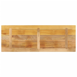 Blat do stołu, 140x60x2,5 cm, prostokątny, surowe drewno mango