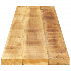 Blat do stołu, 160x30x3,8 cm, prostokątny, surowe drewno mango