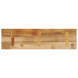 Blat do stołu, 120x30x3,8 cm, prostokątny, surowe drewno mango