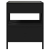 Stolik nocny z LED Infinity, czarny, 40x40x51 cm