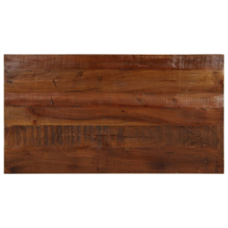 Blat stołu, 120x60x3,8 cm, prostokątny, lite drewno z odzysku