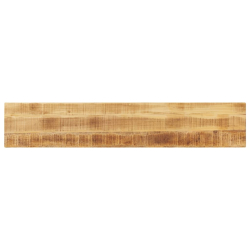 Blat do stołu, 180x30x3,8 cm, prostokątny, surowe drewno mango