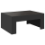Stolik kawowy z LED Infinity, czarny, 70x50x30 cm