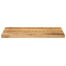 Blat do stolika, 60x40x3,8 cm, prostokątny, surowe drewno mango