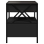 Stolik nocny z LED Infinity, czarny, 40x40x51 cm
