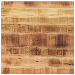 Blat do stolika, 70x70x2,5 cm, kwadratowy, surowe drewno mango