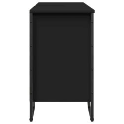 Szafka pod umywalkę, czarna, 91x35x60 cm